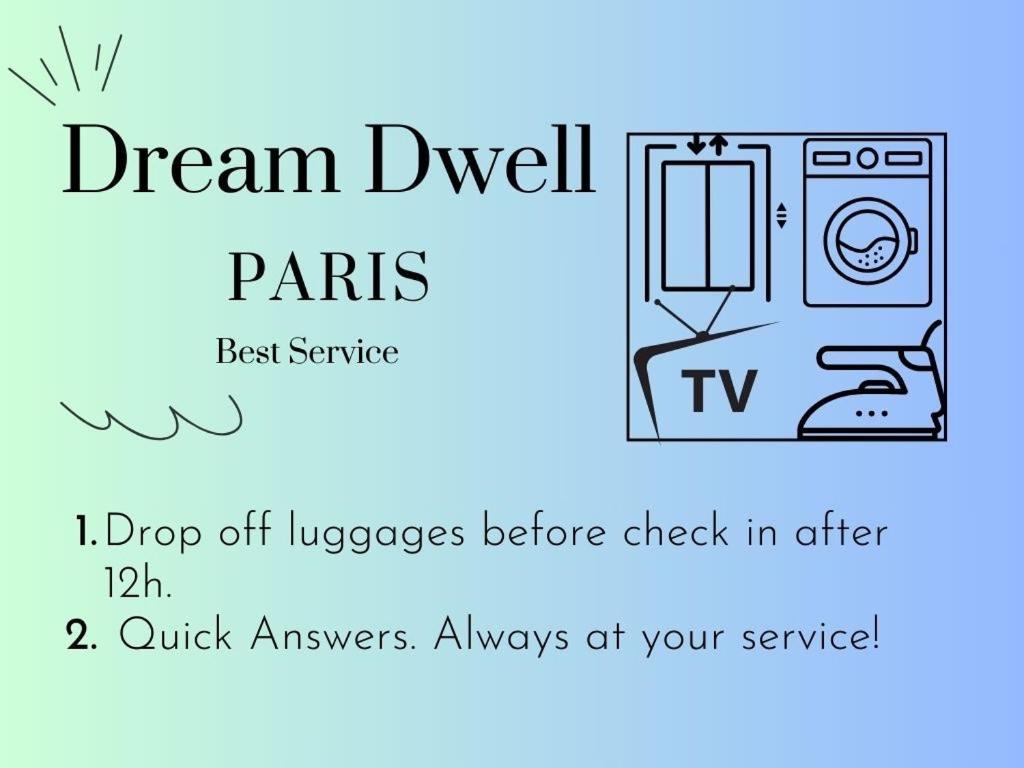 Dream Dwell Paris-Eiffel Tower Mirabeau Bridge Cozy Home In The 16Th District Paris Exterior foto